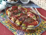 Recept Vegetarische gevulde koolrolletjes met champignons, rijst en miso