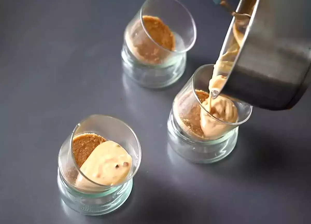 Stap 2: Nougat crèmelaag