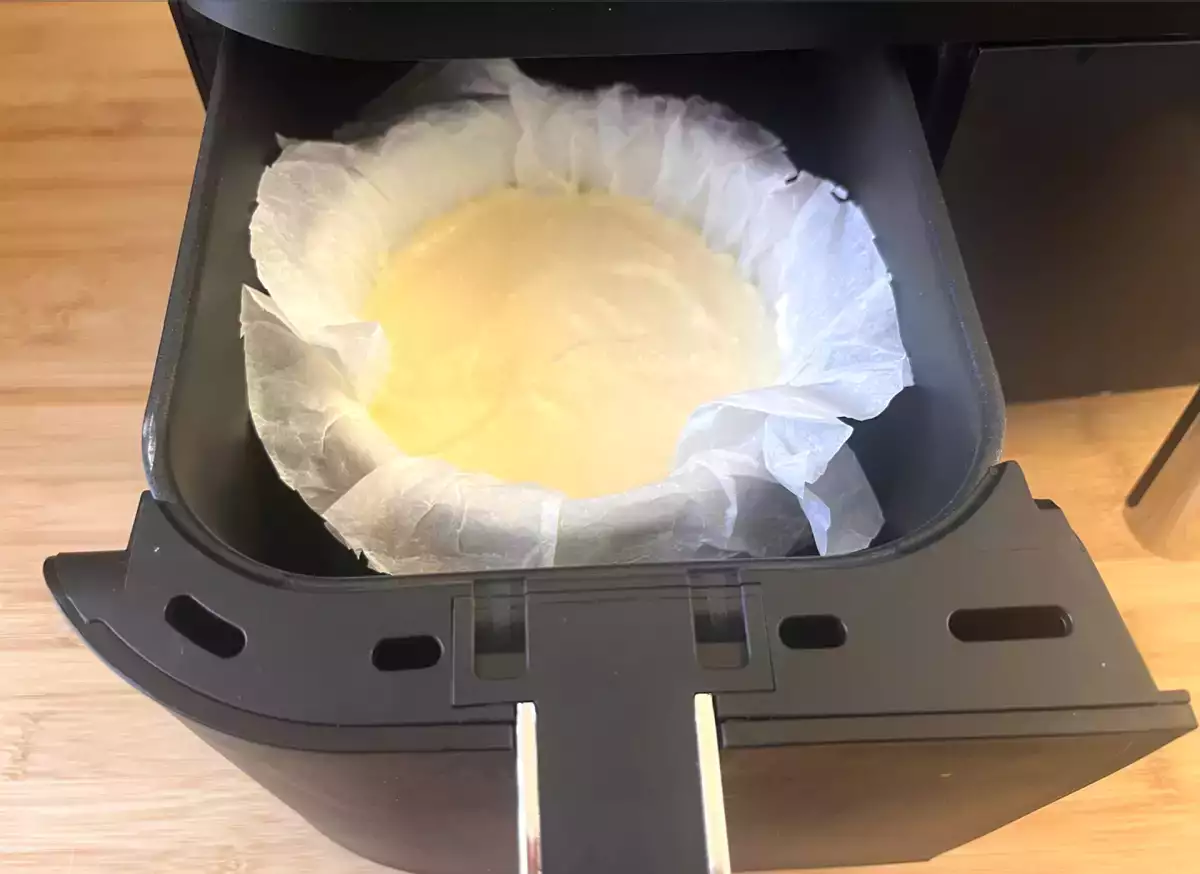 Stap 3 - Naar de airfryer en rusten in de koelkast