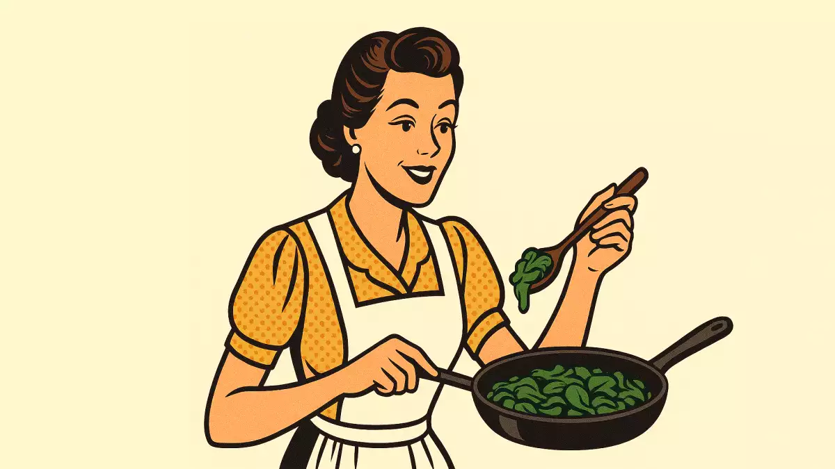 Eet spinazie, dat veel ijzer bevat, en je wordt zo sterk als Popeye.