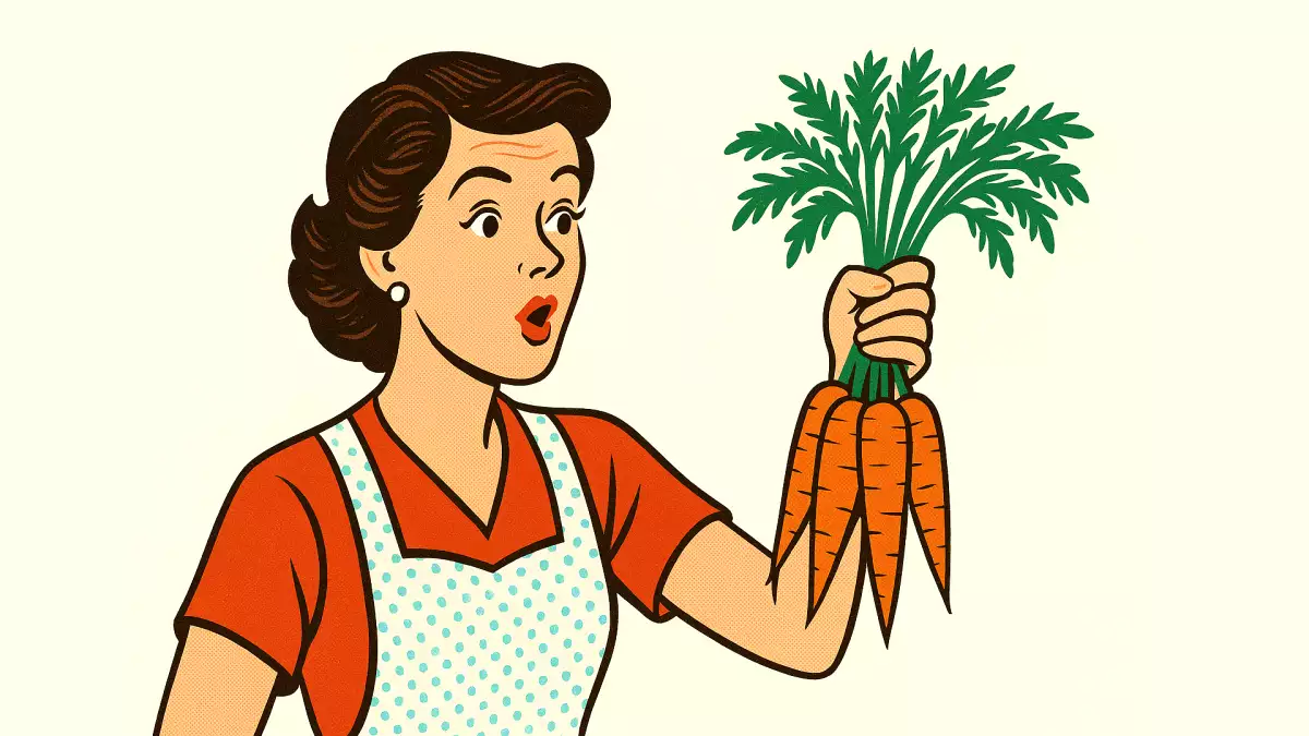 Als je veel wortels eet, zie je beter in het donker.