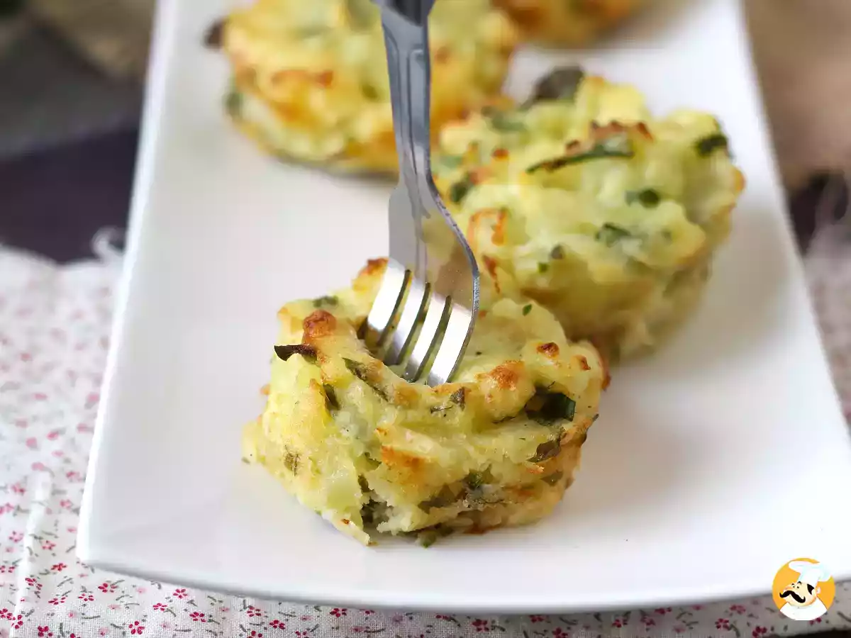 4. Aardappelmuffins - de perfecte begeleiding