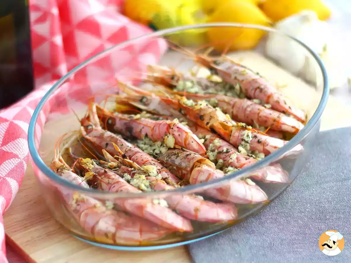 2. In de oven geroosterde garnalen - Voorgerecht of hoofdgerecht