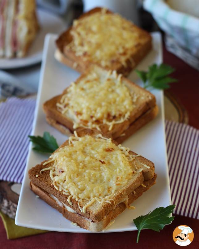 1. Croque monsieur in luchtfriteuse