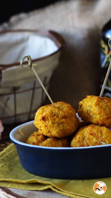 3. Pompoengehaktballetjes in airfryer