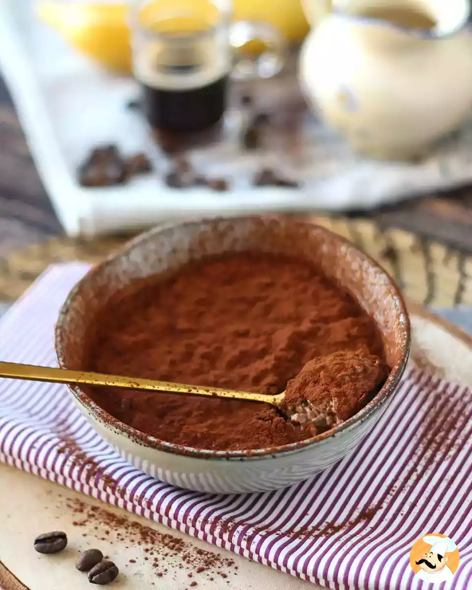 Overnight oats tiramisu smaak