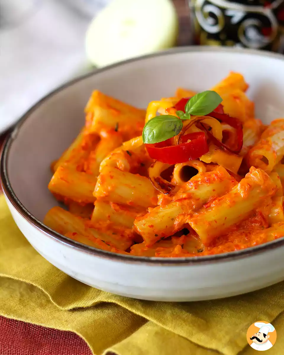 5. Pasta met peperroom en philadelphia