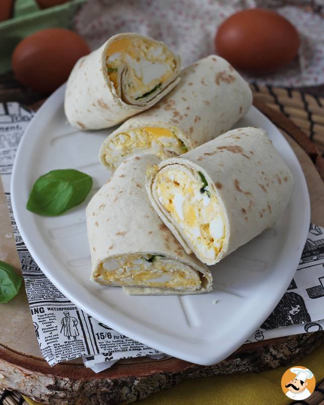 2. Wrap met eieren en feta