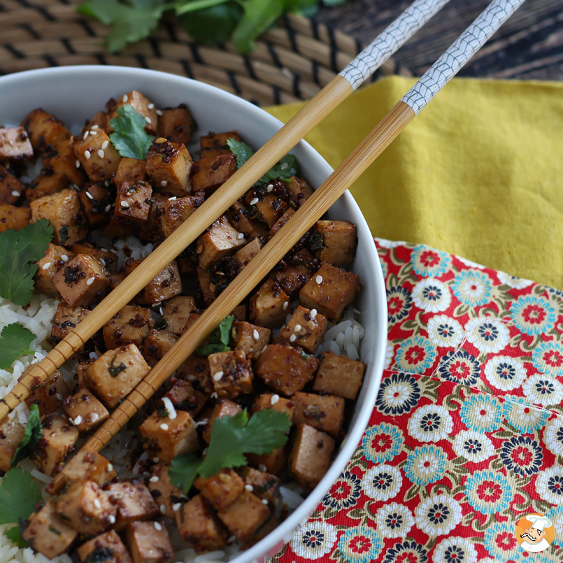 8. Gemarineerde tofu met sojasaus