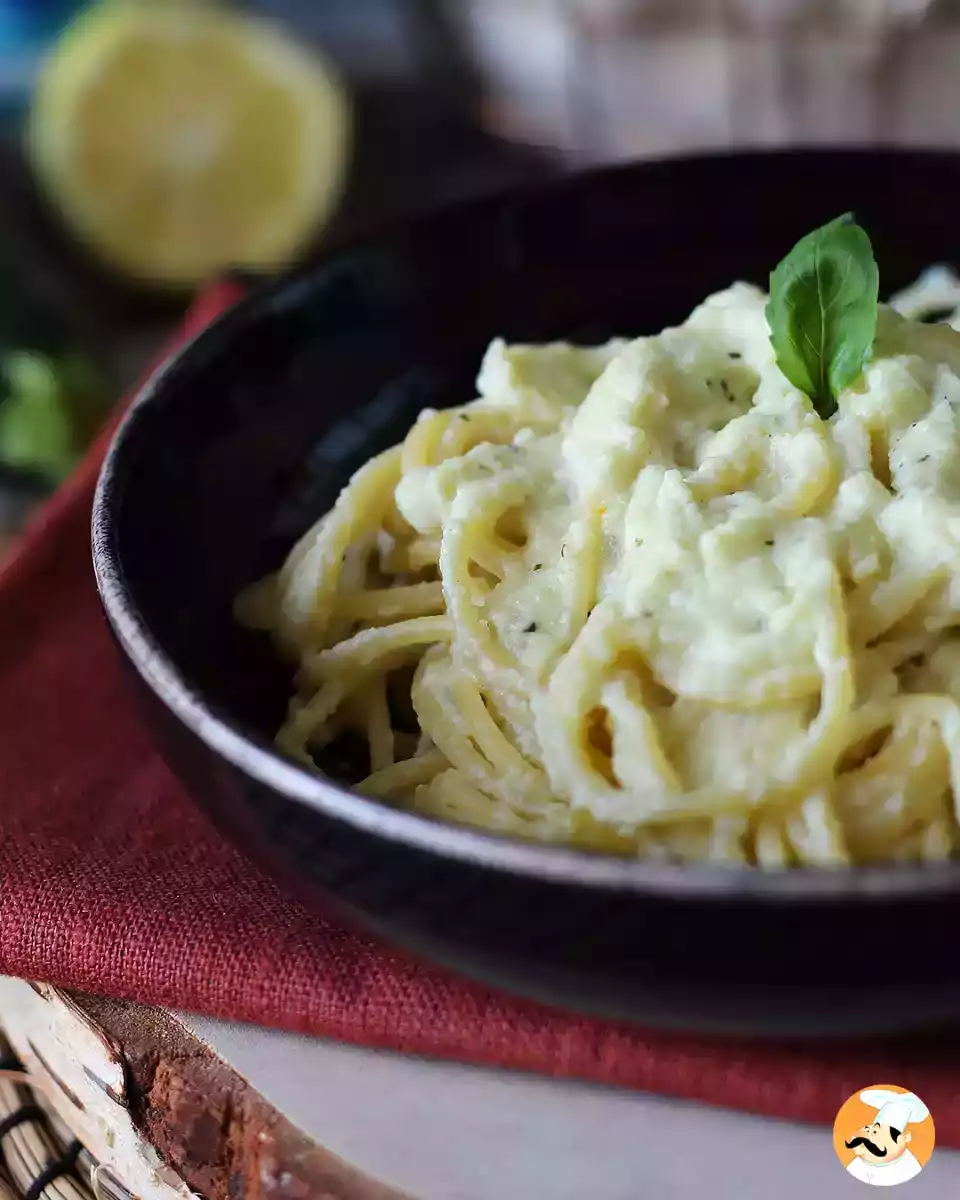 1. Pasta met romige courgettes