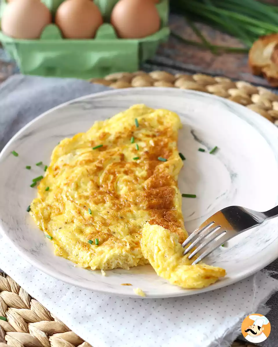 4. Omelet met kaas