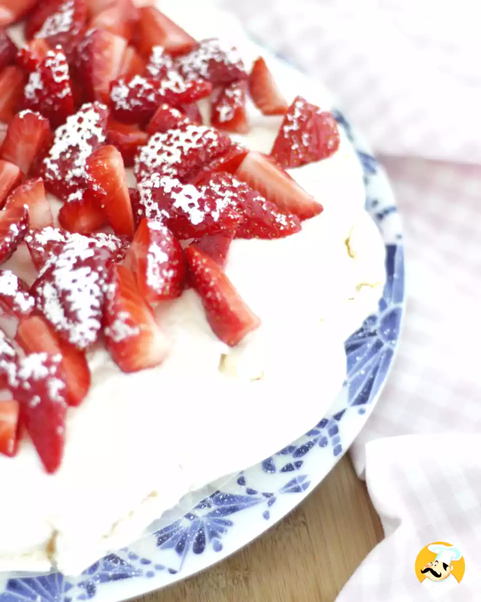 Aardbeien Pavlova