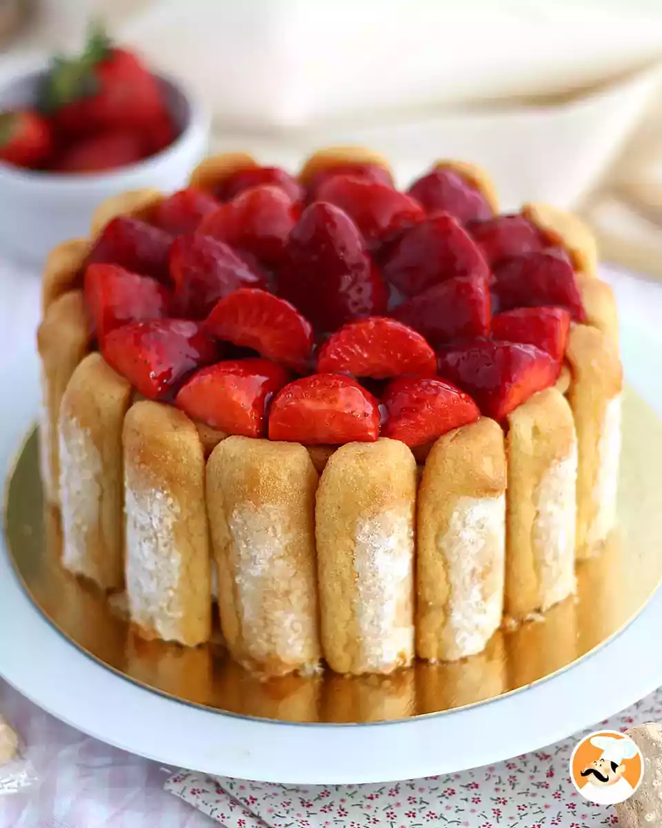 Aardbeienpudding