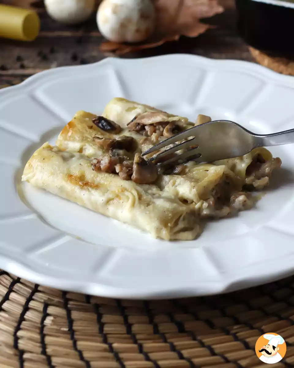 5. Cannelloni champignons en worst