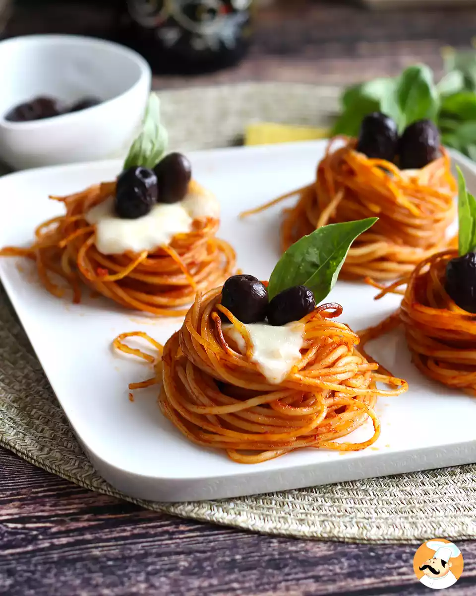 8. Gebakken Pasta Nestjes