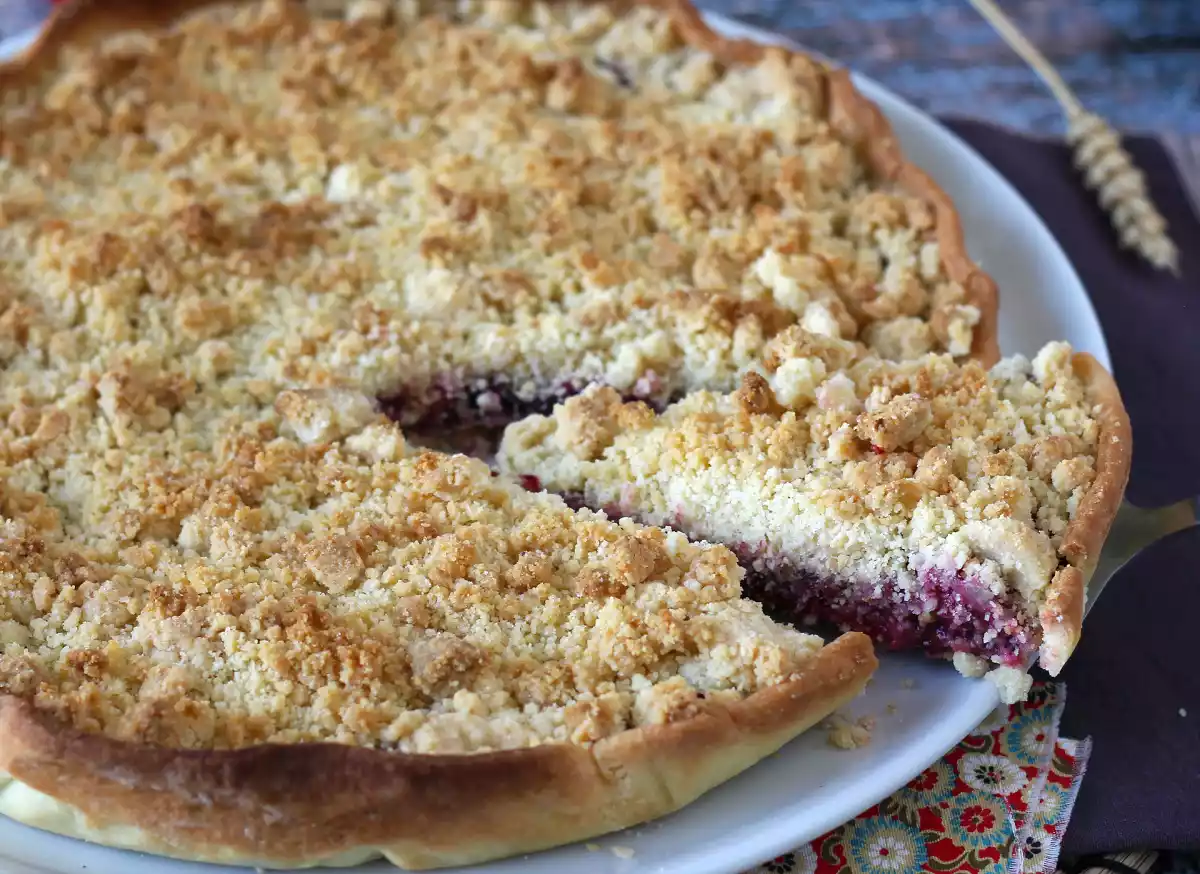 Aardbeiencrumble