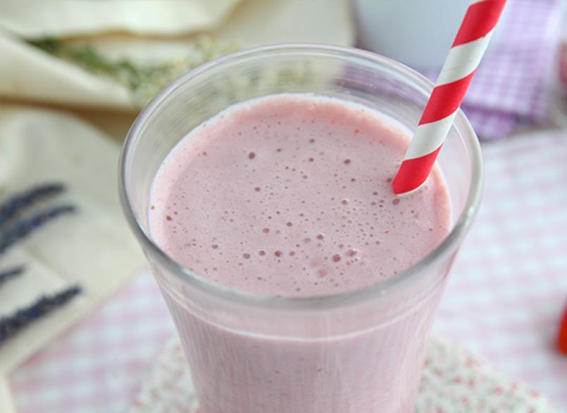 Aardbeiencrèmeshake