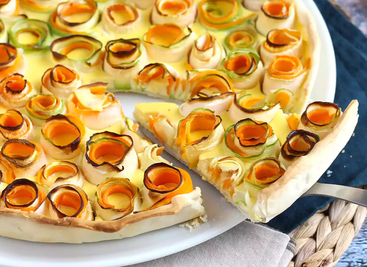 2. Rozenquiche: de elegantie van groenten, zonder stress in de keuken