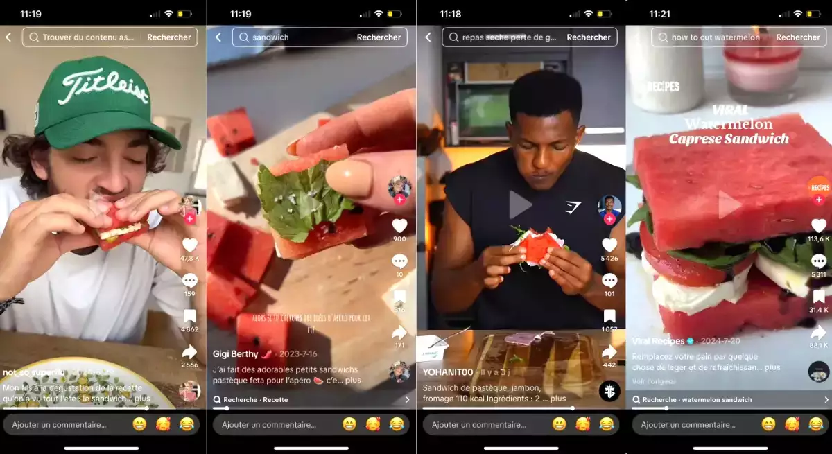 Een TikTok-trend die surft op frisse en creatieve alternatieven