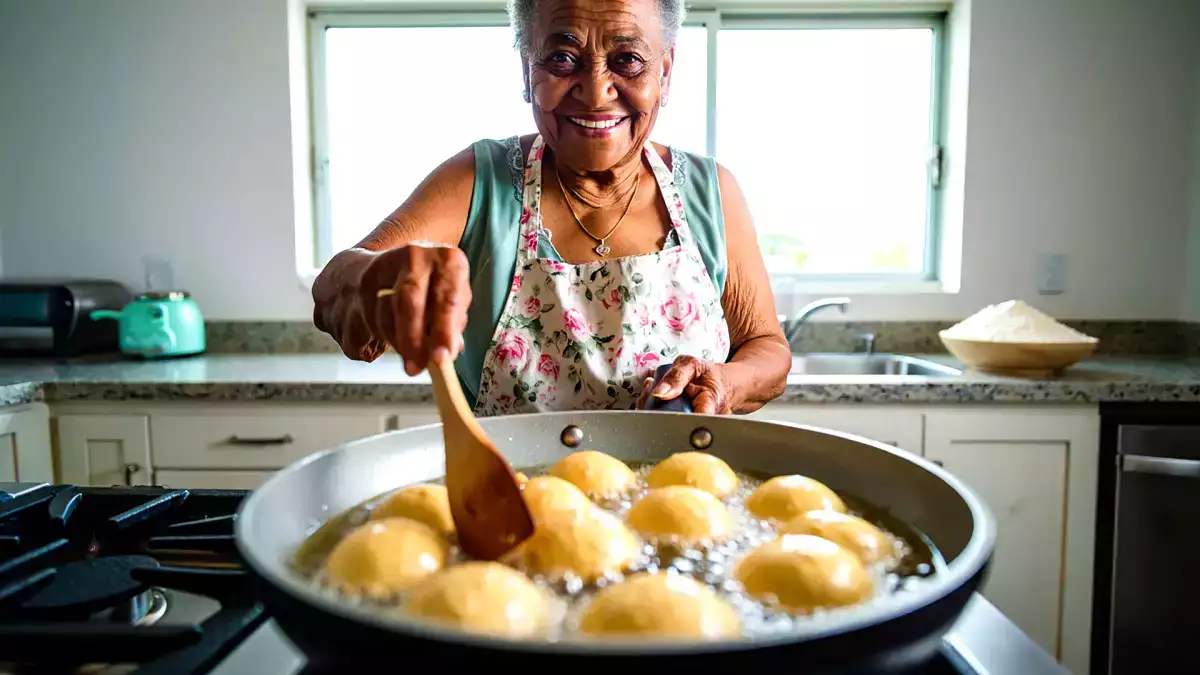 Oma's truc om te frituren zonder spetters die je keuken bespaart