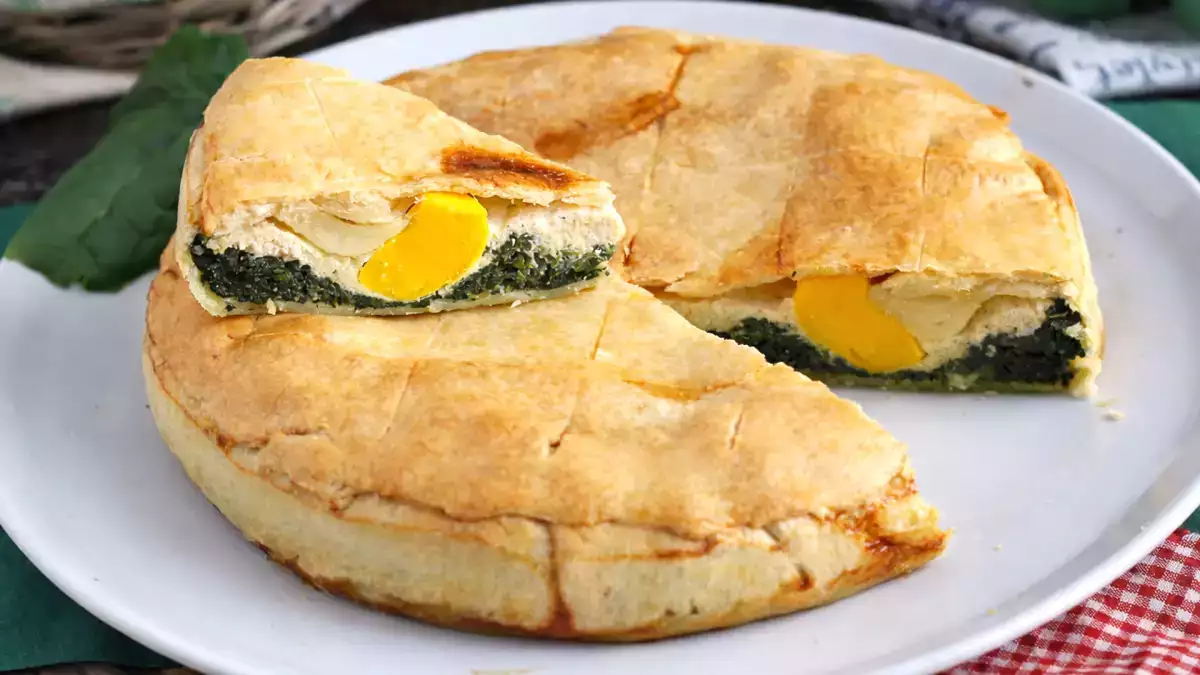 Pasen Paascake, de Italiaanse hartige taart die een plaatsje op je tafel verdient.