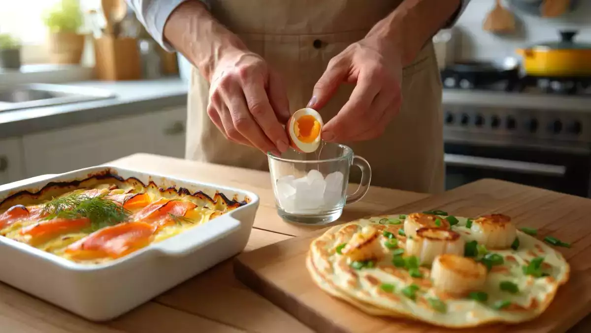 Dagmenu, 28 april: een heerlijke combinatie van eieren, zalm en pannenkoeken