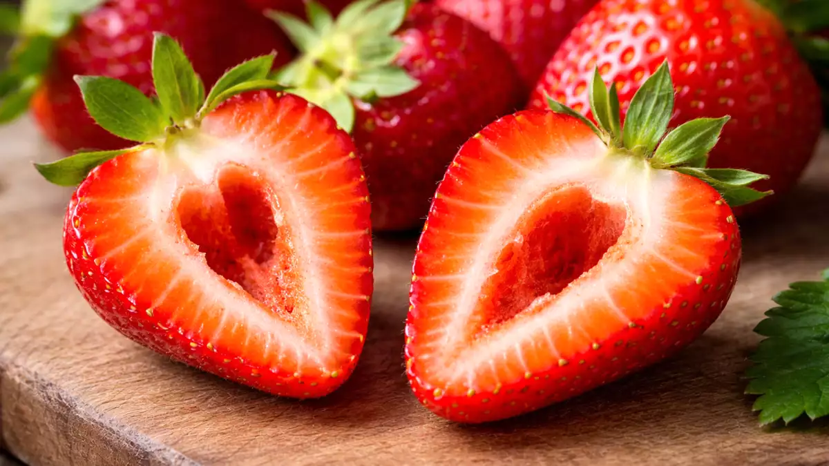 Waarom hebben sommige aardbeien gaatjes? Er is een onuitgesproken reden