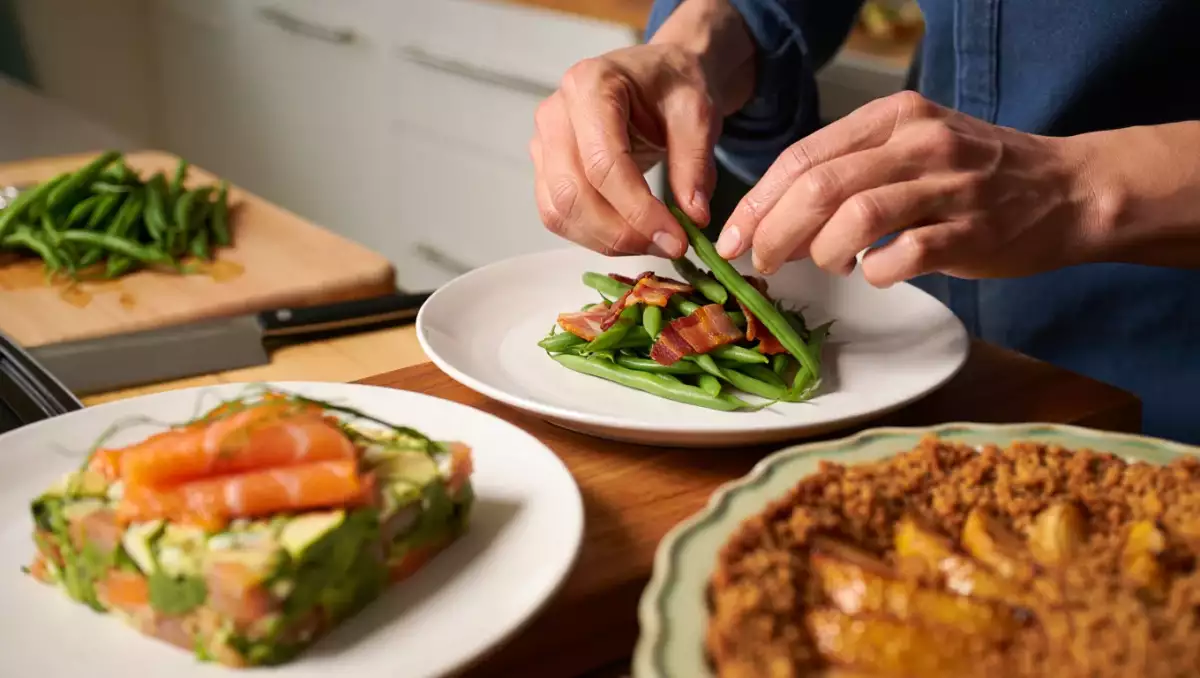 Dagmenu, 6 mei: een frisse salade, een groenterrine en een heerlijke taart