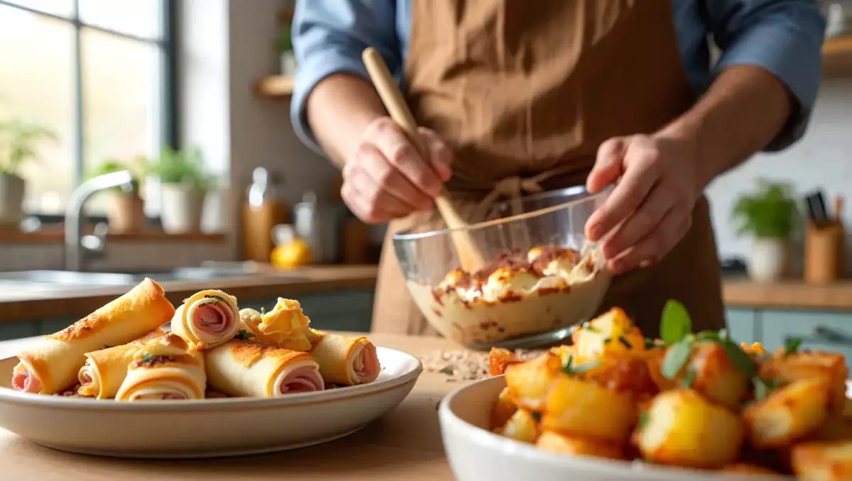 Dagmenu, 7 mei: heerlijke pizzabroodjes, knapperige aardappelen en een fruitige abrikozencake