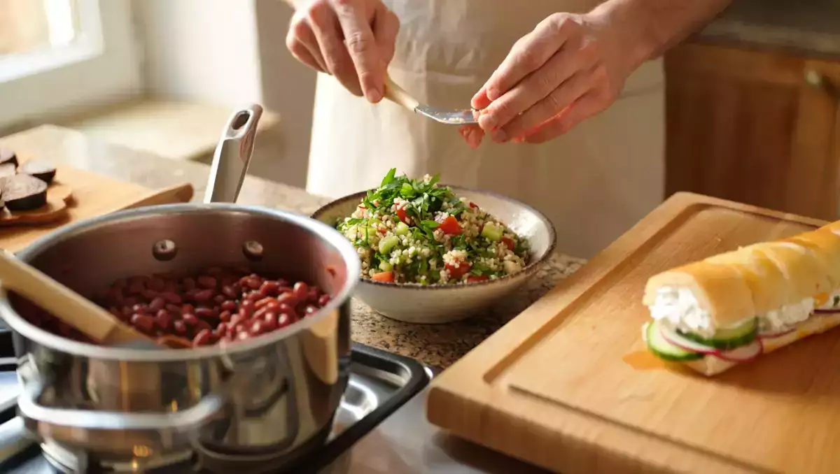 Dagmenu, 24 mei: frisse tabbouleh, malse kidneybonen en heerlijke broodjes