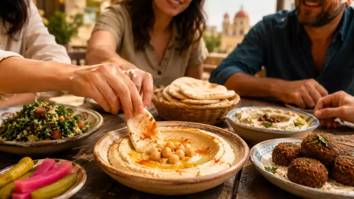 Mezze, Libanese tapas : kleine gerechten en recepten om met het gehemelte mee te reizen