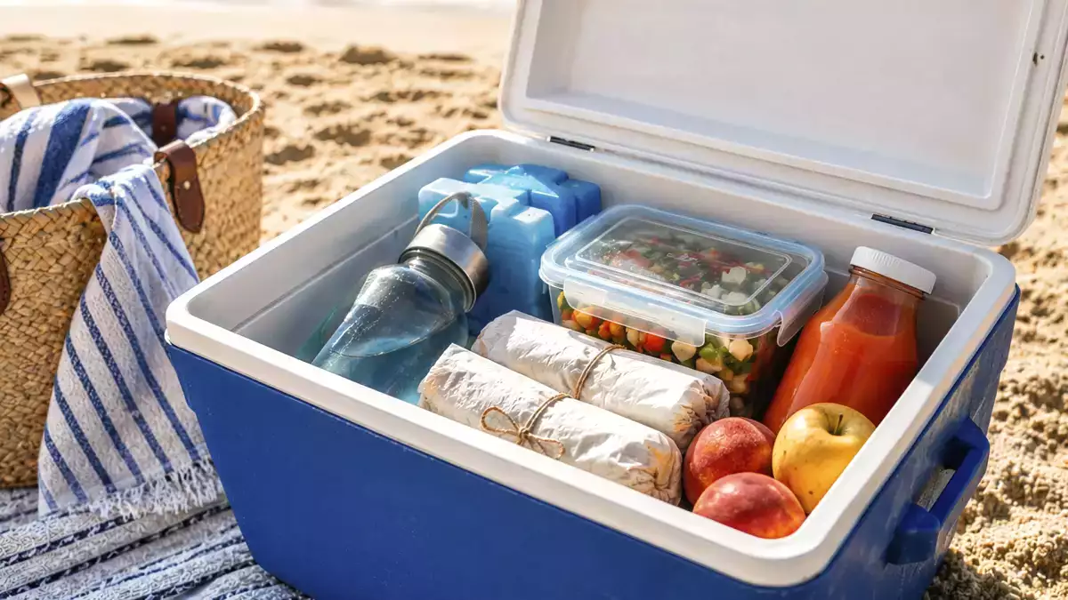 Hoe organiseer je je strandkoeler: wat leg je onderin, wat laat je bovenin en wat neem je niet mee?