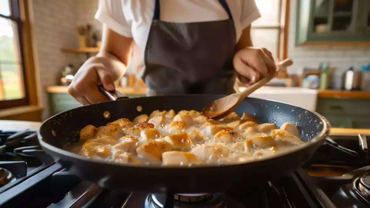 Waarom komt er vocht vrij uit de kip in de pan en verdwijnt de kruidenmix? Dit zou de oorzaak kunnen zijn