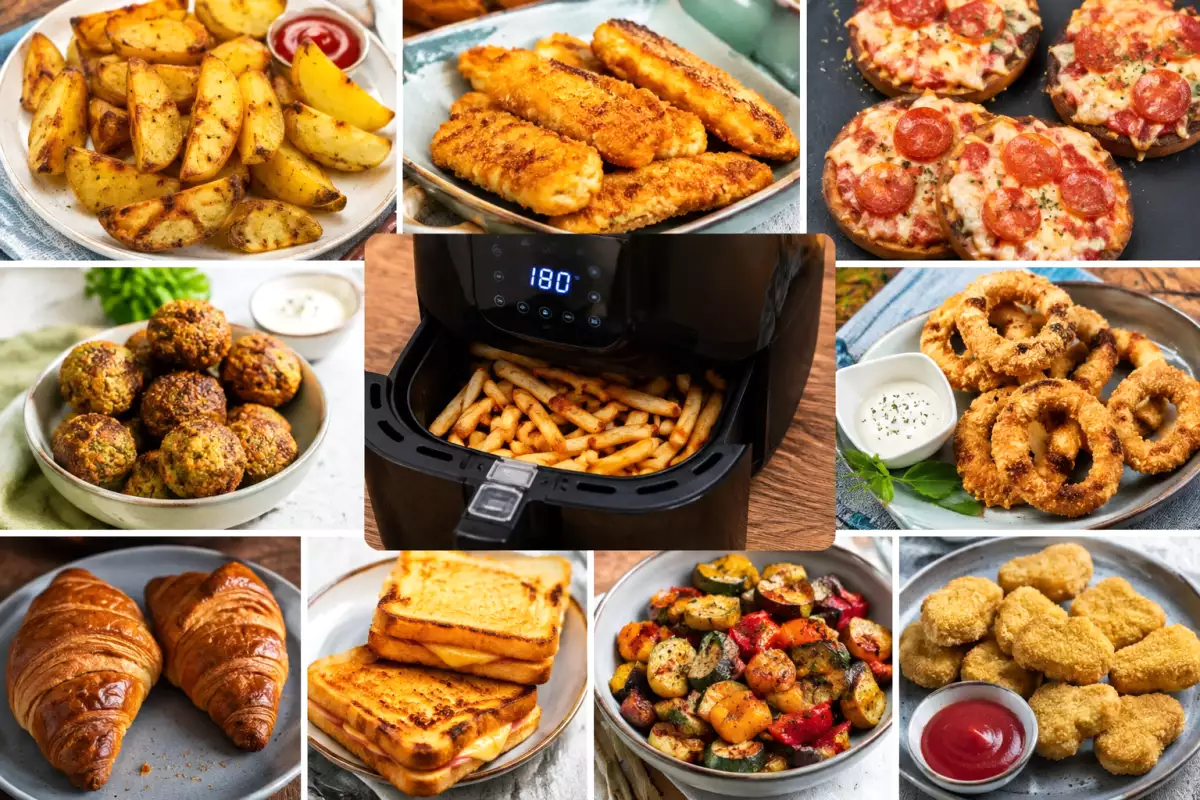 10 recepten om op te warmen in de Air Fryer, zodat ze binnen enkele minuten weer knapperig zijn