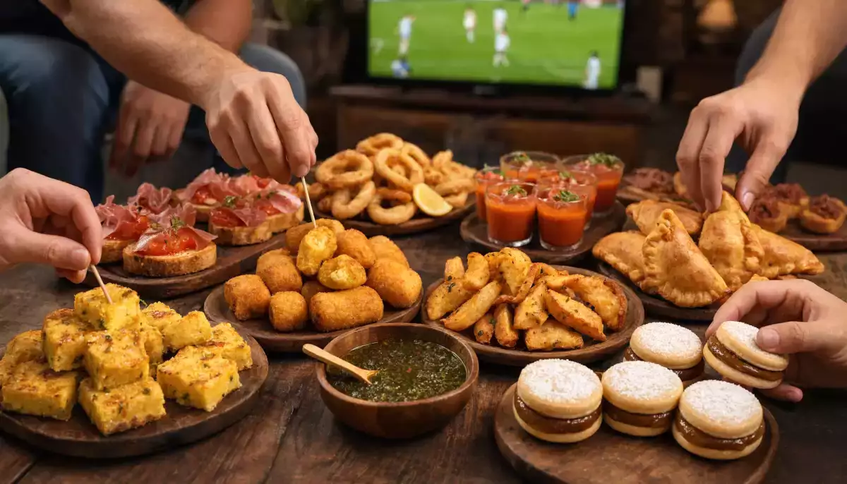 Maak voor de finale tussen Spanje en Argentinië een aperitief klaar met een mix van vijf typische specialiteiten uit elk land