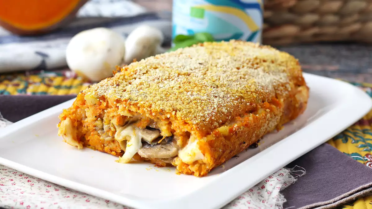 Herfstig vegetarisch gehaktbrood met een smeuïge kern: een eenvoudig en onweerstaanbaar ovengerecht, perfect voor koelere avonden