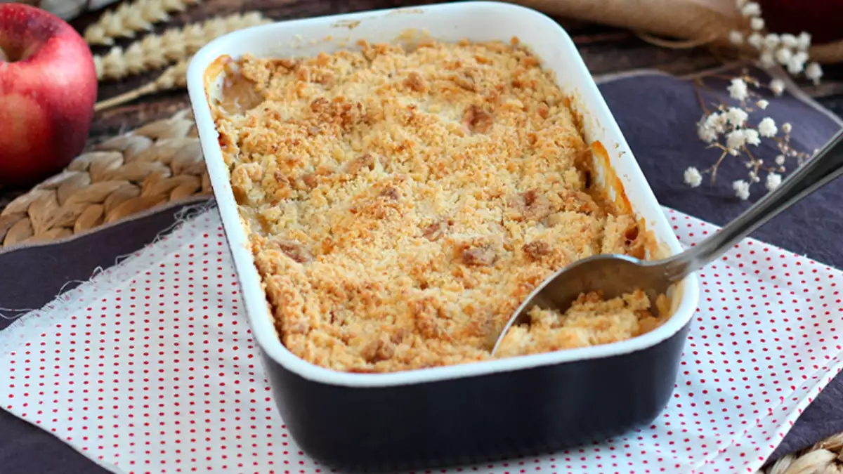Wordt je appelcrumble niet knapperig? Dit zijn de fouten waardoor hij slap wordt