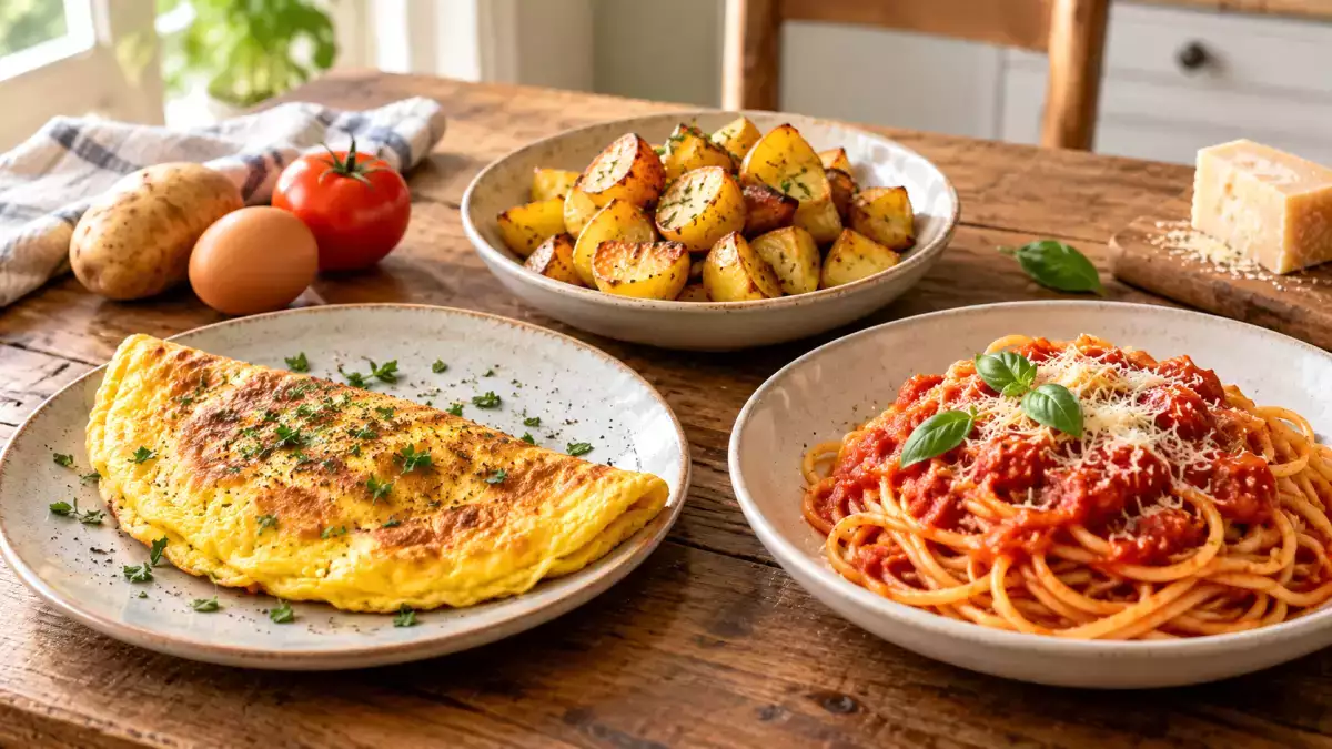 Eieren, aardappelen, pasta: 8 maaltijden voor als de koelkast leeg lijkt