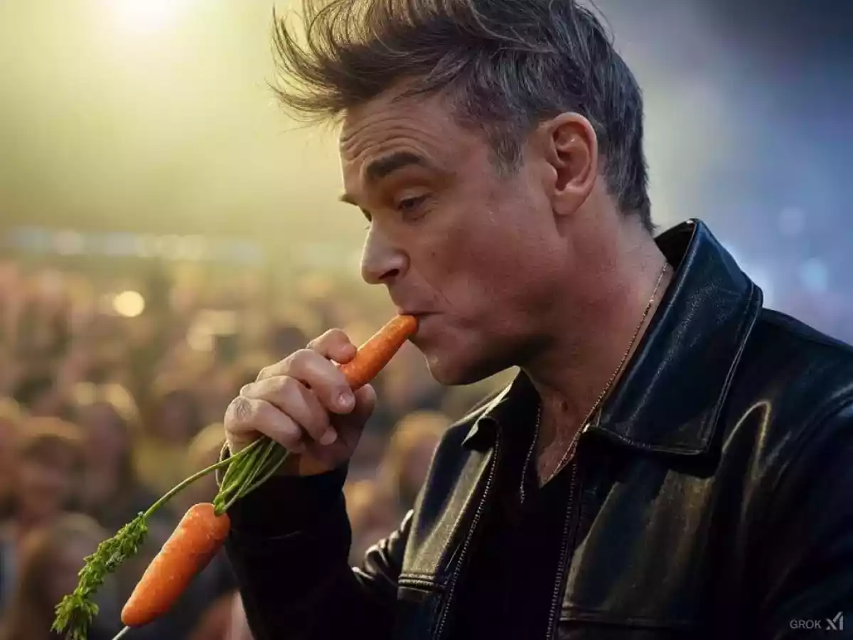 Robbie Williams' plotselinge verandering van dieet, gedwongen door zijn slechte gezondheid!