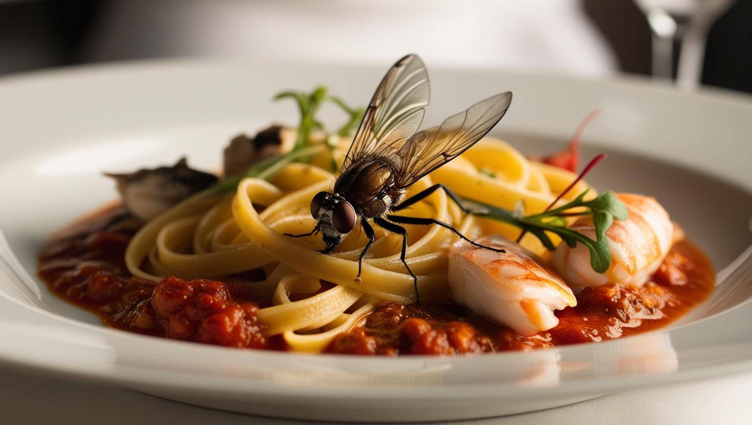 Wat er echt gebeurt als een vlieg op je eten landt en hoe je gezondheidsrisico's kunt vermijden!