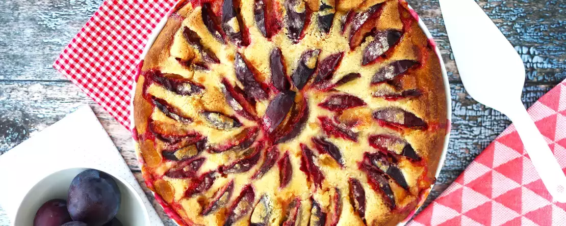 Een brioche pruimentaart die je keer op keer wilt maken