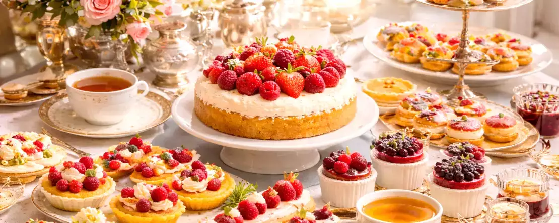 Bridgerton-achtige afternoon tea? Deze 20 desserts zijn pure eetbare luxe