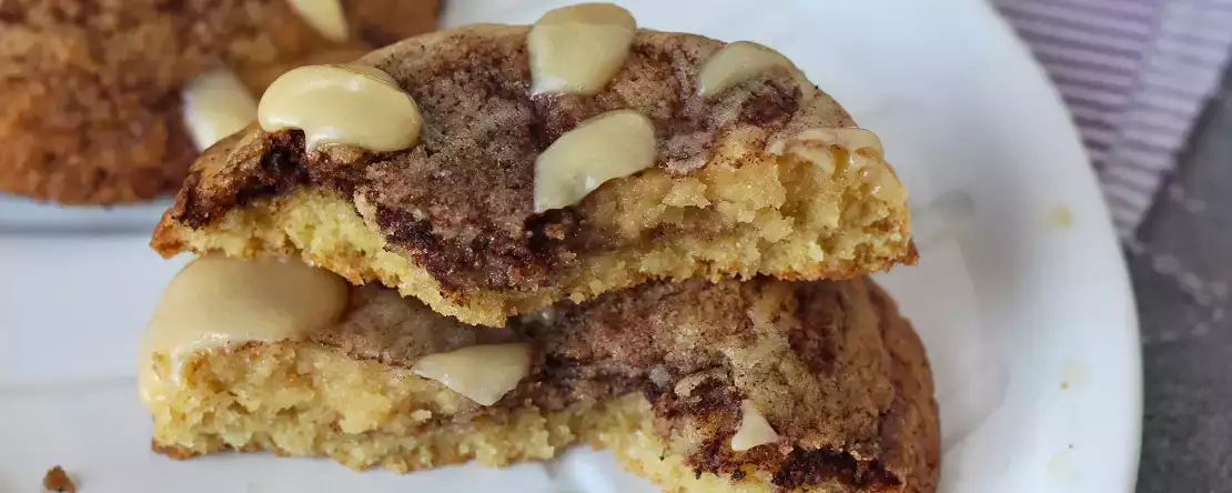 De smaak van kaneelbroodjes in een partij koekjes? Deze combinatie is te lekker om te negeren