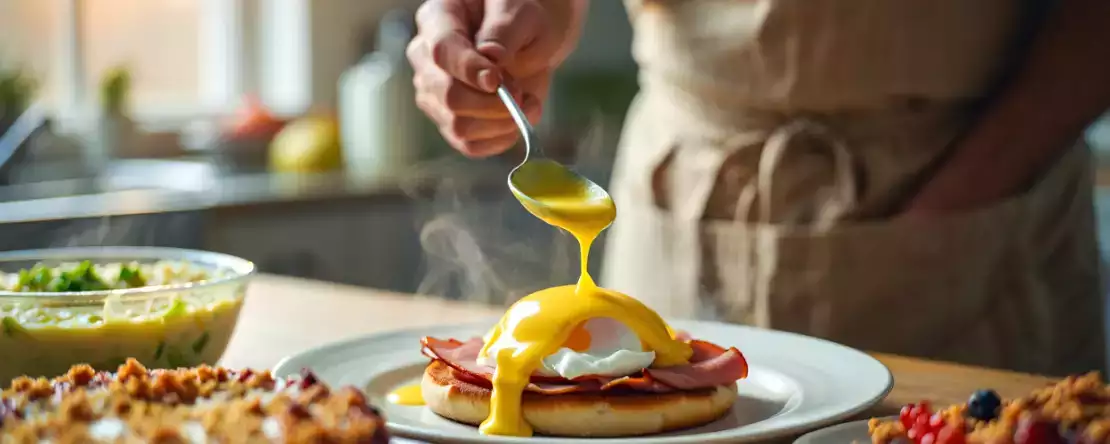 Dagmenu, 22 april : Verwen jezelf met een heerlijke brunch en een zoete afsluiter