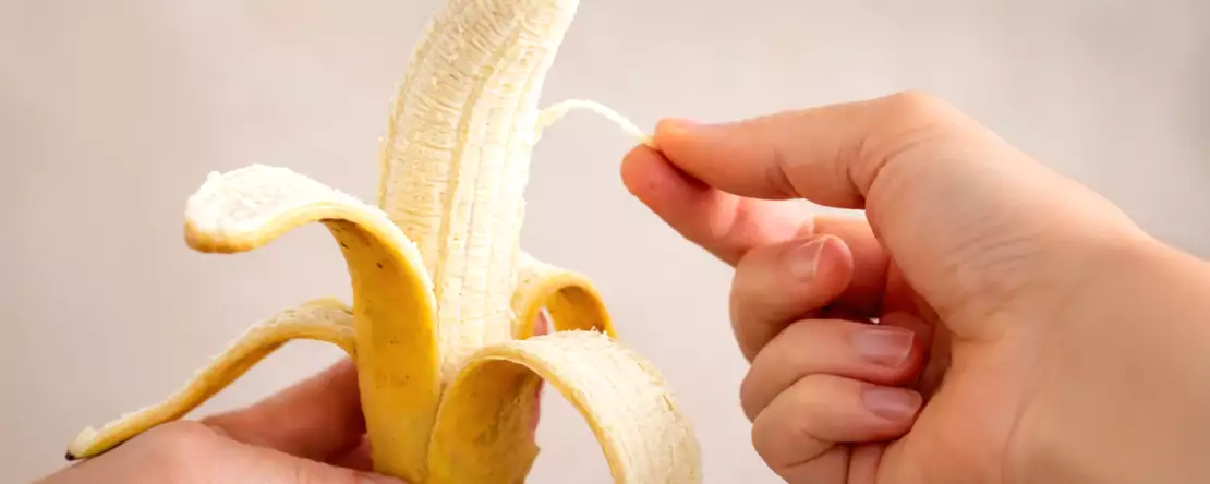 Wat zijn die draadjes op de banaan en waarom verschijnen ze steeds?