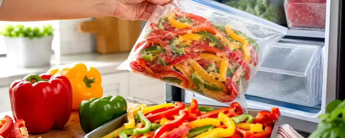 Hoe je in de zomer paprika’s invriest om ze de hele winter te kunnen gebruiken: de stap die voorkomt dat ze bederven