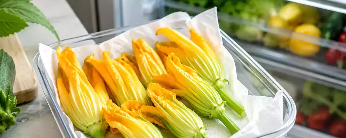 Courgettebloemen bewaren zonder dat ze verwelken: de eenvoudige stap die velen over het hoofd zien