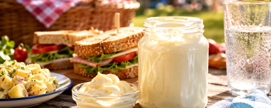 Hoe lang kan mayonaise bij warm weer buiten de koelkast blijven staan voordat deze onveilig wordt?