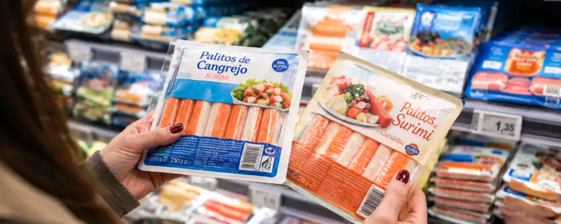 Krabsticks bevatten geen krab: hoe kies je een surimi die de moeite waard is?