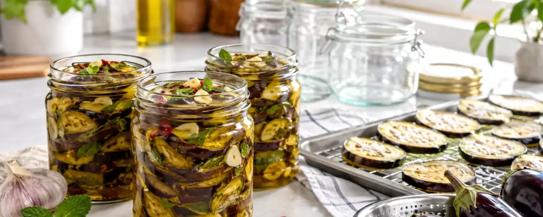Zelfgemaakte aubergines in olie: het detail dat je absoluut niet over het hoofd mag zien voordat je de pot sluit